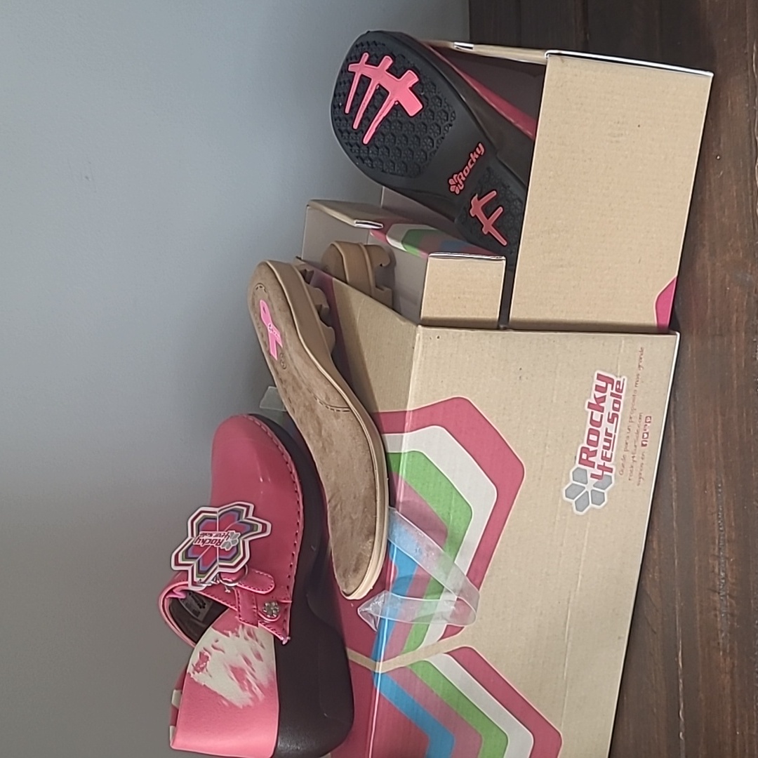 Rocky 4uersole Clogs Pink Hope